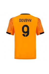 AS Roma Artem Dovbyk #9 Voetbaltruitje Uit tenue 2025-26 Korte Mouw